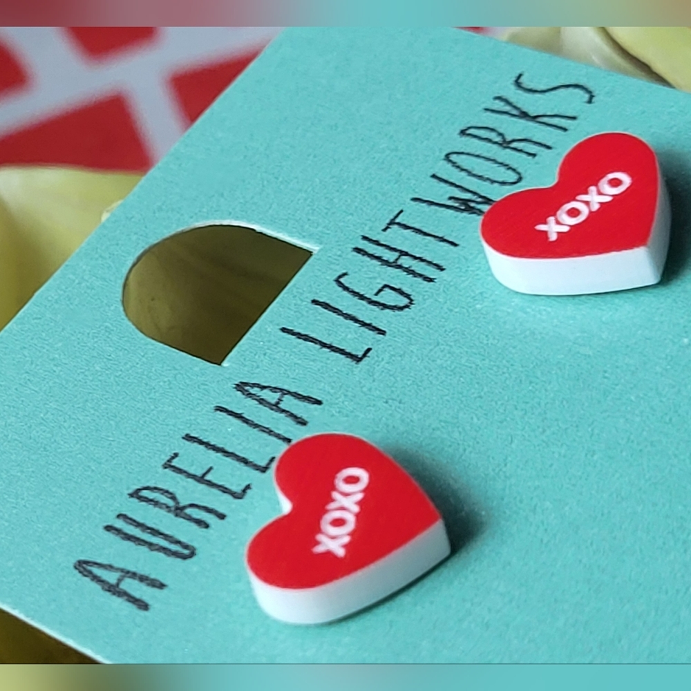 🩷 Conversation Heart Earrings ❤️ - Picture 1 of 9
